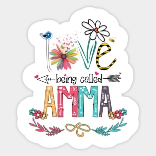 Love Being Called Amma Happy Mother's Day Sticker